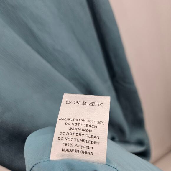 Veiled Collection Salma Abaya Dress Blue Muslim Sleeveless Zip Maxi NWT Size S - Picture 6 of 7